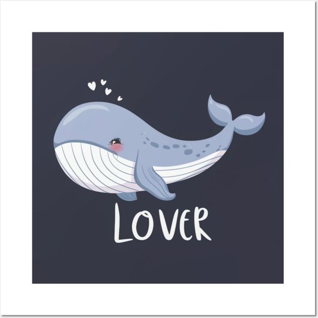 Beautiful Whale for whale lover Wall Art by Spaceboyishere